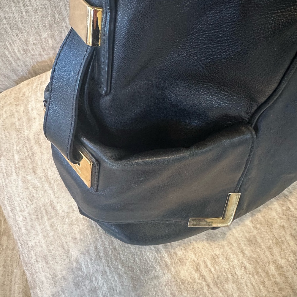 Michael Kors Black Interior with Gold Zipper